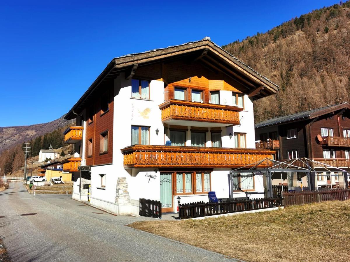 Haus Falke Saas-Grund Exteriér fotografie