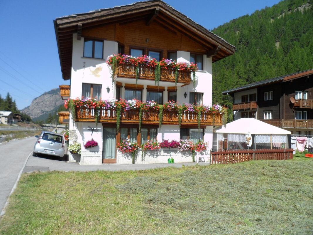 Haus Falke Saas-Grund Exteriér fotografie